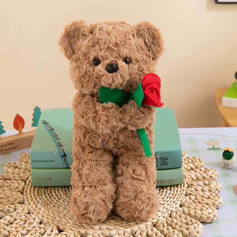 Miś Love Bear z Kwiatkiem – Pluszowa Maskotka